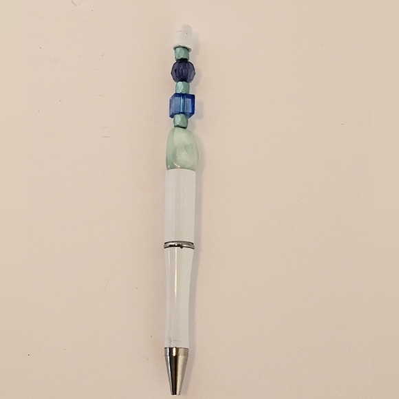 Hand Crafted Holiday Pens Beaded Set of 3 Fall Floral Sunflower Halloween Black - Picture 13 of 17